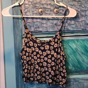 Super Cute Daisy Crop Top